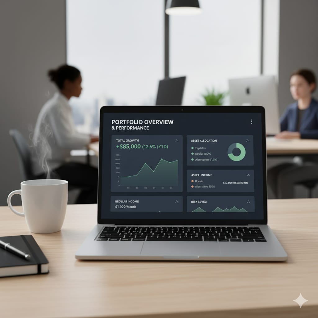 well-constructed portfolio dashboard)